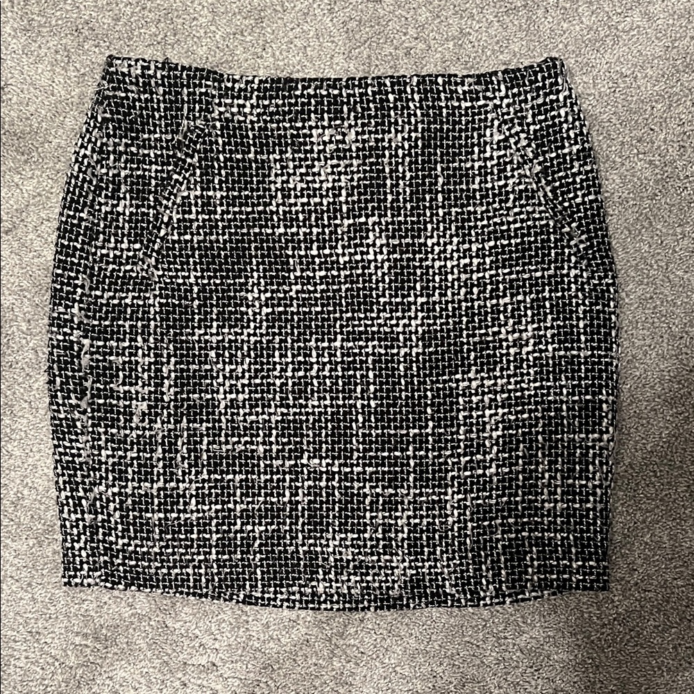 INC International Concepts Black and White Pencil Skirt